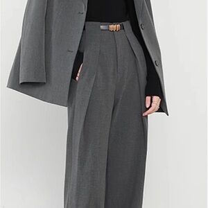 Elegant Gray Women's Pants